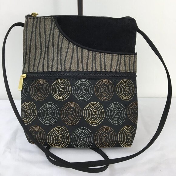 Danny K Beverly Hills,CA Tapestry Adjustable Crossbody Purse EXCELLENT Condition - Picture 1 of 15